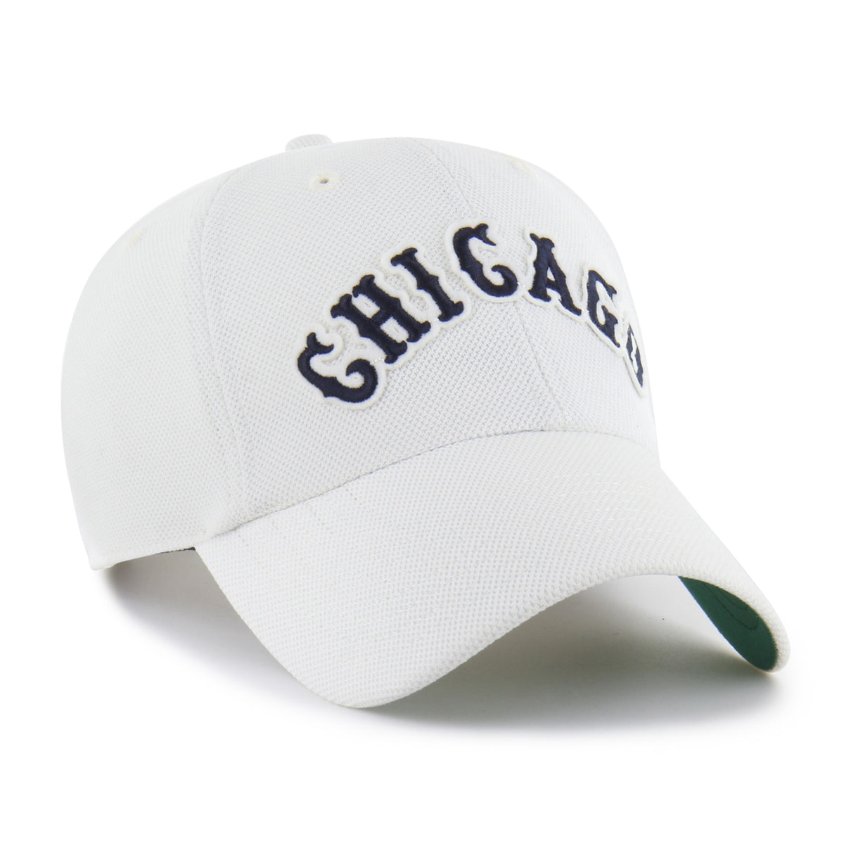 CHICAGO WHITE SOX COOPERSTOWN GRANDSTAND PIQUE SCRIPT '47 CLEAN UP