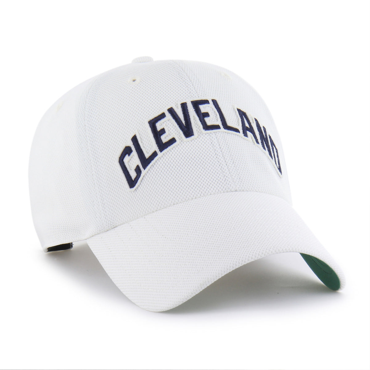 CLEVELAND GUARDIANS COOPERSTOWN GRANDSTAND PIQUE SCRIPT '47 CLEAN UP