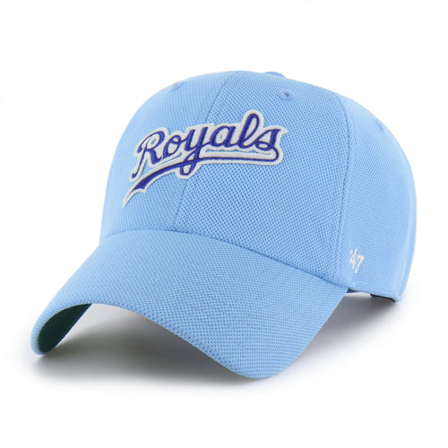 KANSAS CITY ROYALS COOPERSTOWN GRANDSTAND PIQUE SCRIPT '47 CLEAN UP