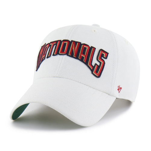 WASHINGTON NATIONALS COOPERSTOWN GRANDSTAND PIQUE SCRIPT '47 CLEAN UP