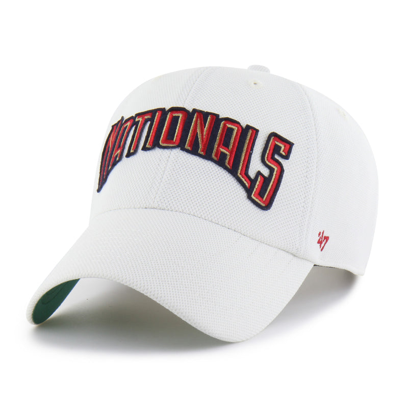 WASHINGTON NATIONALS COOPERSTOWN GRANDSTAND PIQUE SCRIPT '47 CLEAN UP