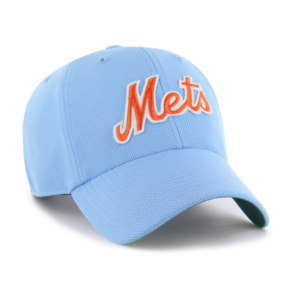 NEW YORK METS COOPERSTOWN GRANDSTAND PIQUE SCRIPT '47 CLEAN UP