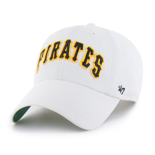 PITTSBURGH PIRATES COOPERSTOWN GRANDSTAND PIQUE SCRIPT '47 CLEAN UP