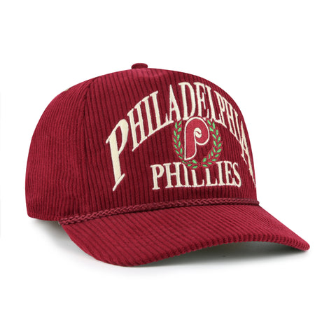 PHILADELPHIA PHILLIES COOPERSTOWN PITCHOUT ROPE '47 HITCH