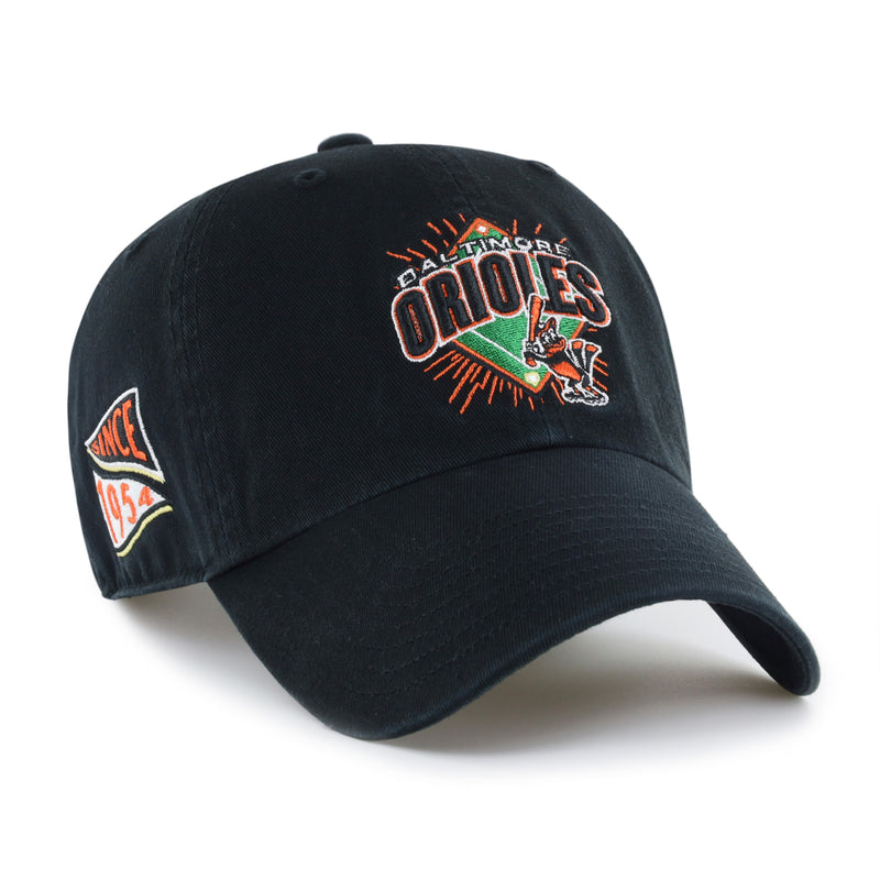 BALTIMORE ORIOLES COOPERSTOWN SCRIPT SIDE '47 CLEAN UP