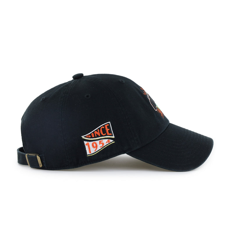 BALTIMORE ORIOLES COOPERSTOWN SCRIPT SIDE '47 CLEAN UP