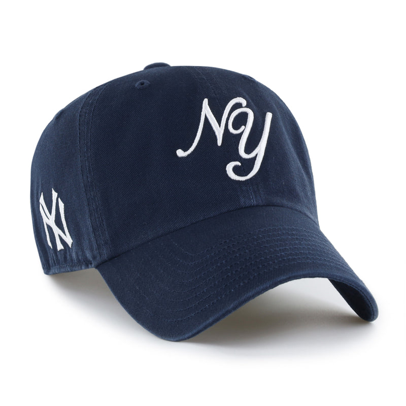 NEW YORK YANKEES COOPERSTOWN SCRIPT SIDE '47 CLEAN UP