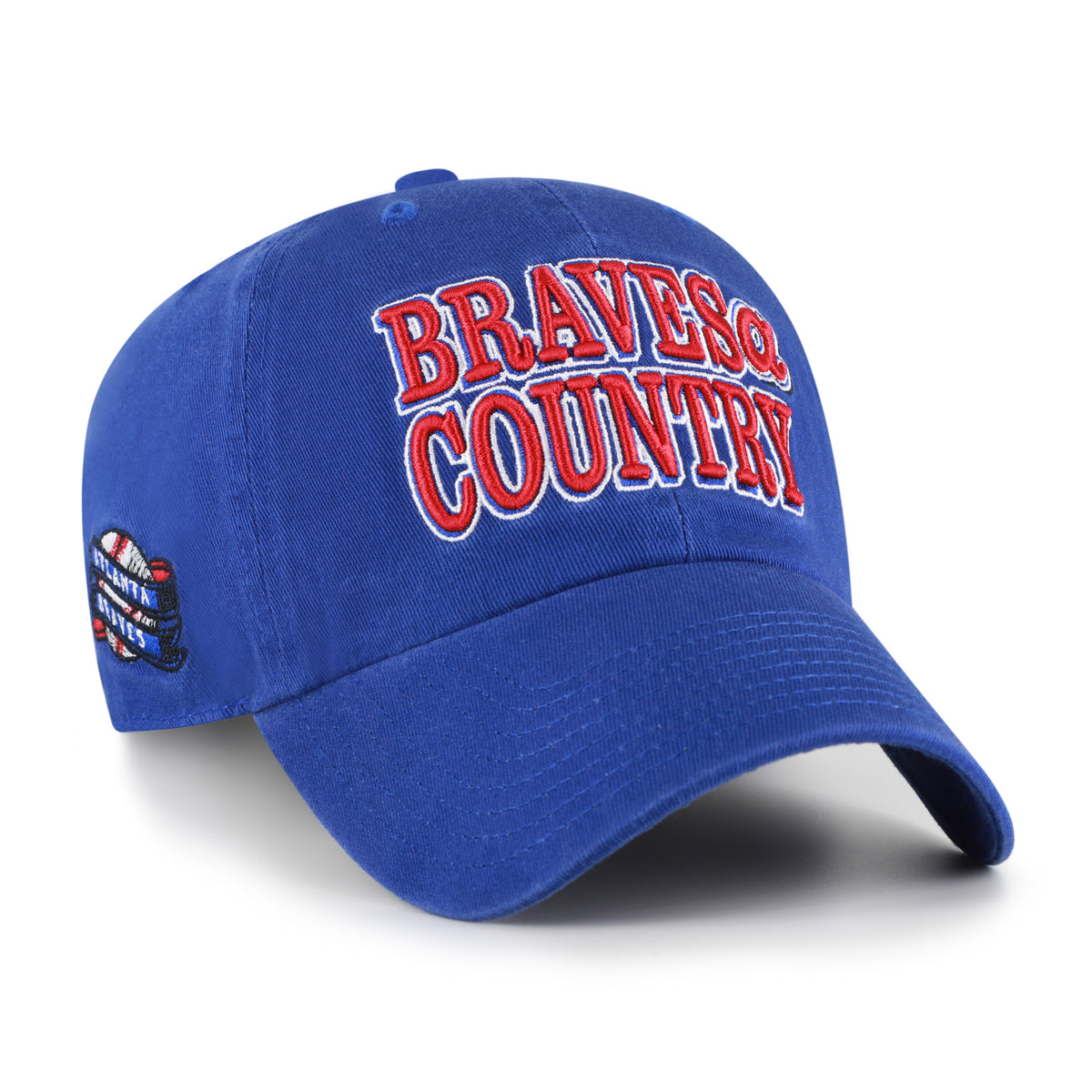 ATLANTA BRAVES COOPERSTOWN SCRIPT SIDE '47 CLEAN UP