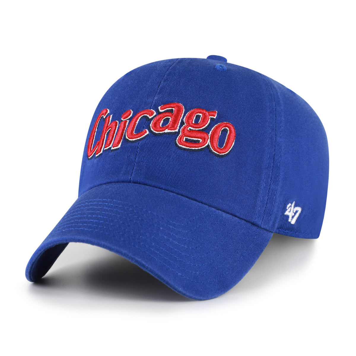 CHICAGO CUBS COOPERSTOWN SCRIPT SIDE '47 CLEAN UP