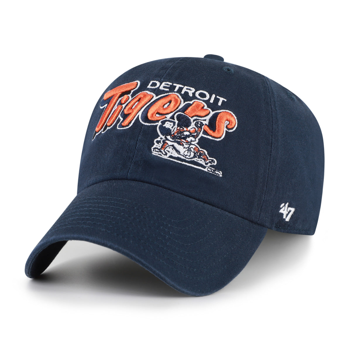 DETROIT TIGERS COOPERSTOWN SCRIPT SIDE '47 CLEAN UP