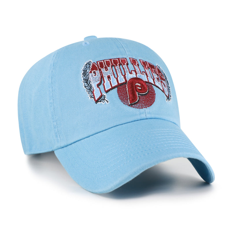 PHILADELPHIA PHILLIES COOPERSTOWN SCRIPT SIDE '47 CLEAN UP