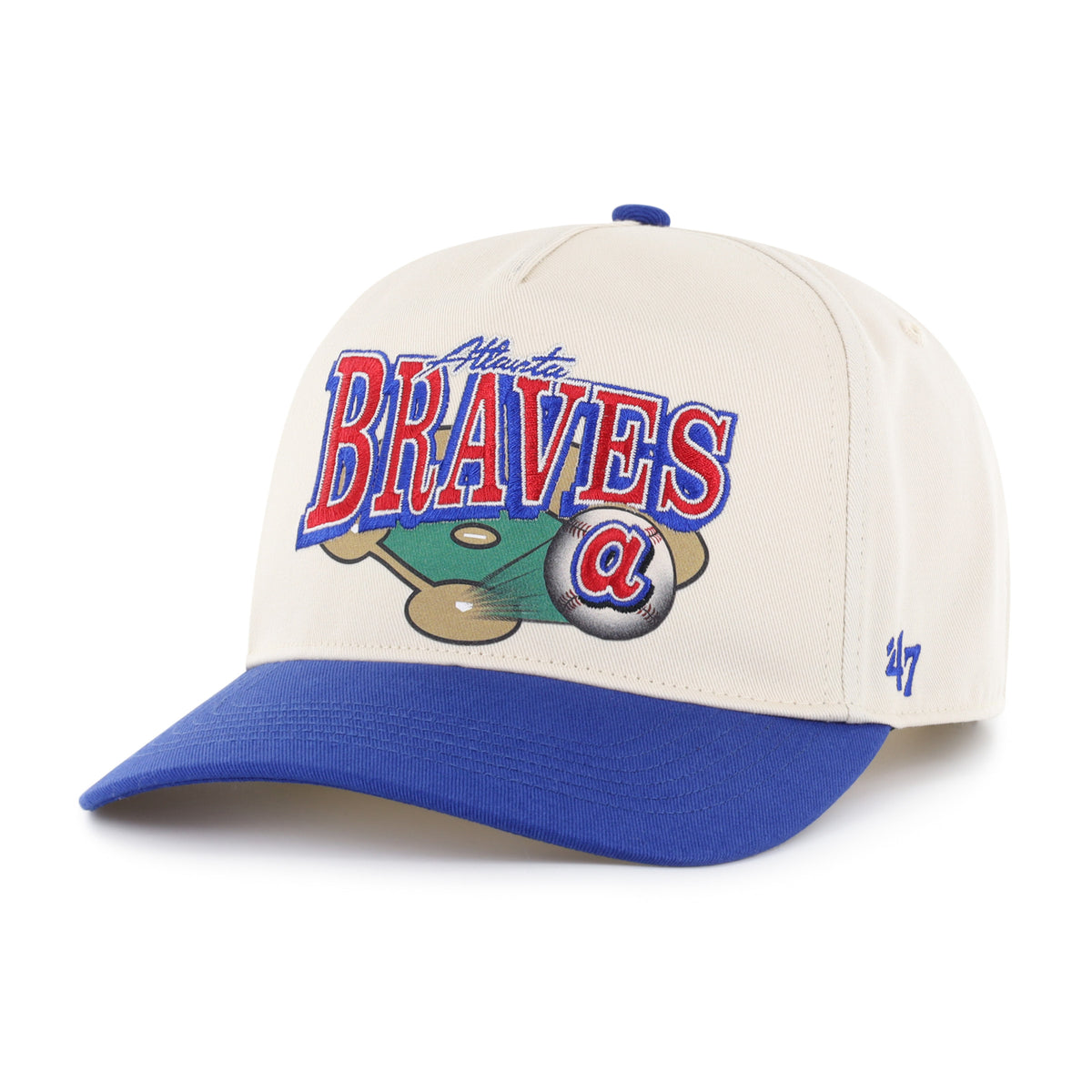 ATLANTA BRAVES COOPERSTOWN VARSITY HOUSE '47 HITCH