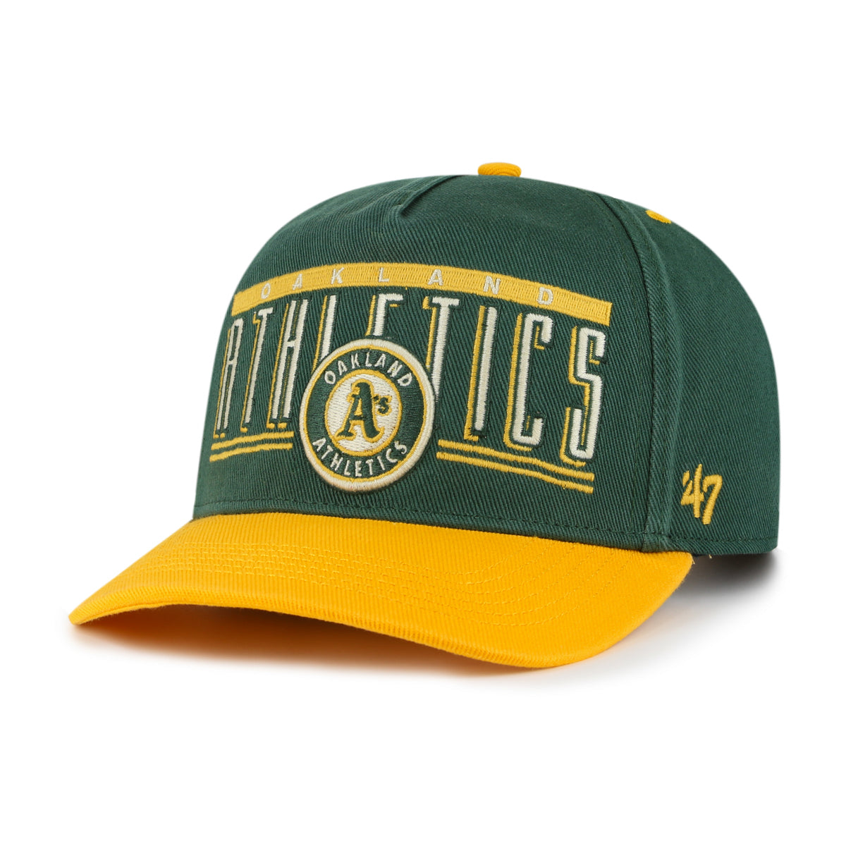 OAKLAND ATHLETICS COOPERSTOWN DOUBLE HEADER BASELINE '47 HITCH