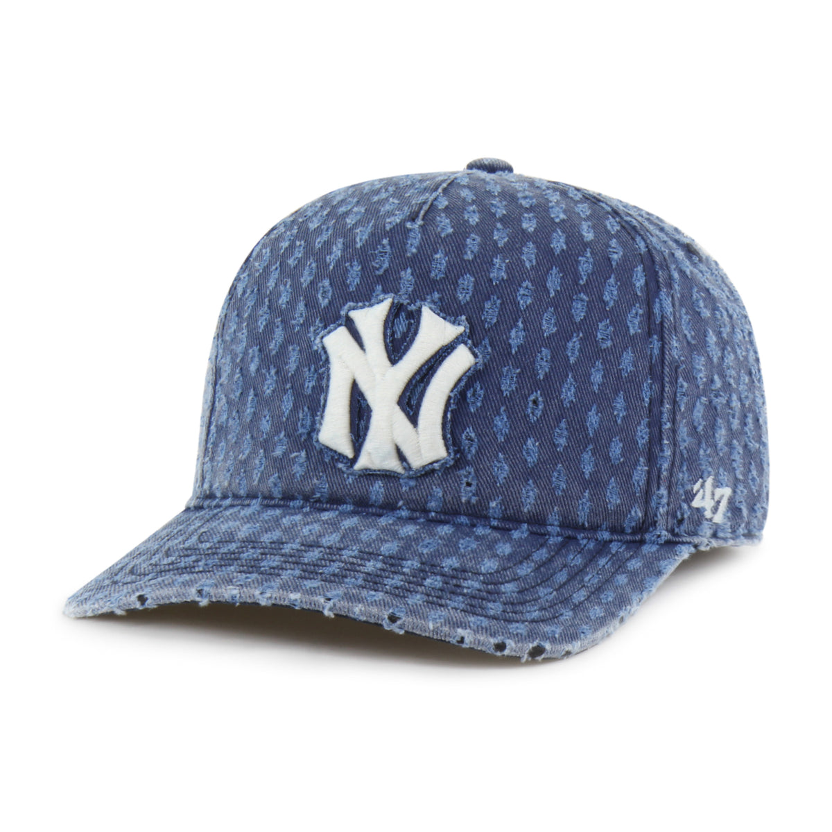 NEW YORK YANKEES COOPERSTOWN WORN IN '47 HITCH LC LOW CROWN