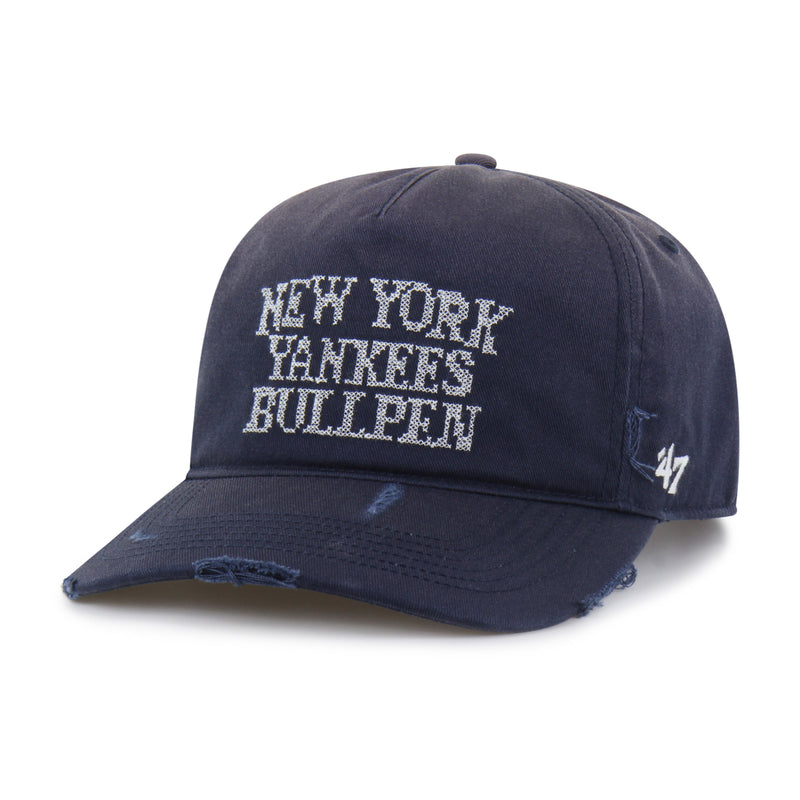 NEW YORK YANKEES COOPERSTOWN WORN IN COASTAL '47 HITCH LC LOW CROWN