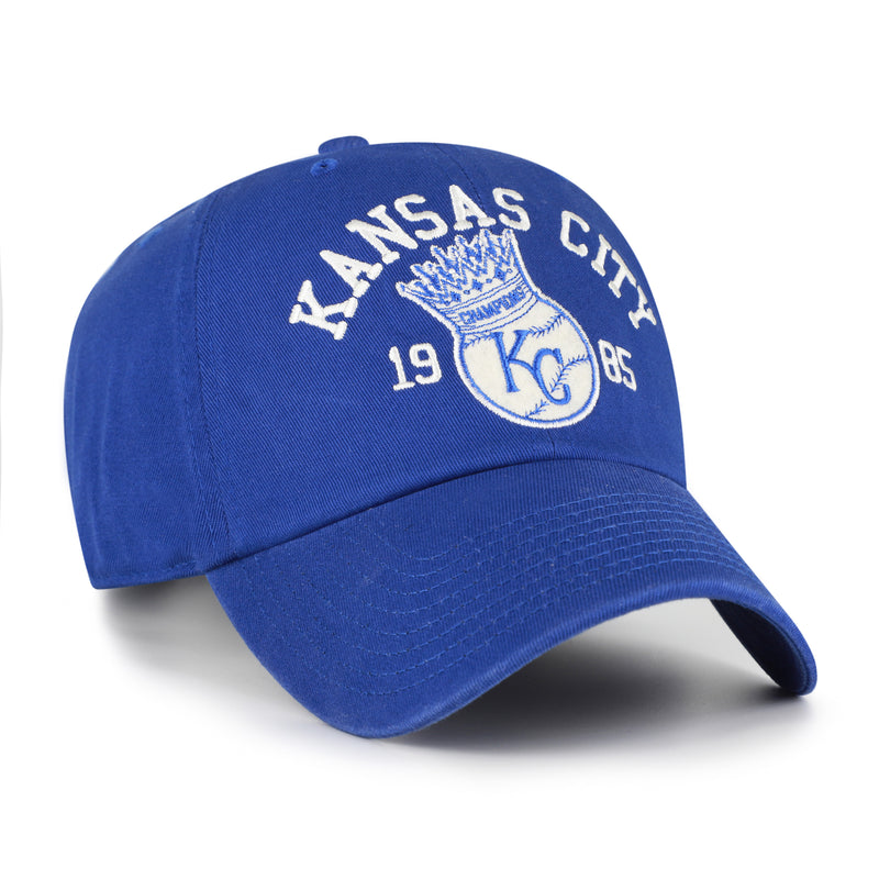 KANSAS CITY ROYALS COOPERSTOWN WORLD SERIES CROWN BALL '47 CLEAN UP