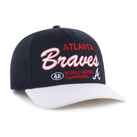 ATLANTA BRAVES COOPERSTOWN WORLD SERIES MULTI TIME '47 HITCH RF RELAXED FIT