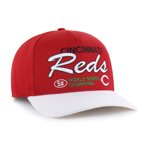 CINCINNATI REDS COOPERSTOWN WORLD SERIES MULTI TIME '47 HITCH RF RELAXED FIT