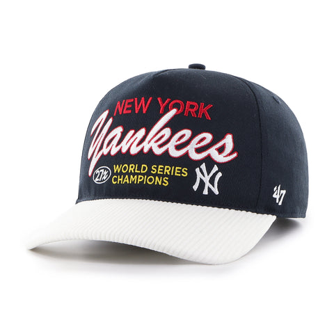 NEW YORK YANKEES COOPERSTOWN WORLD SERIES MULTI TIME '47 HITCH RF RELAXED FIT
