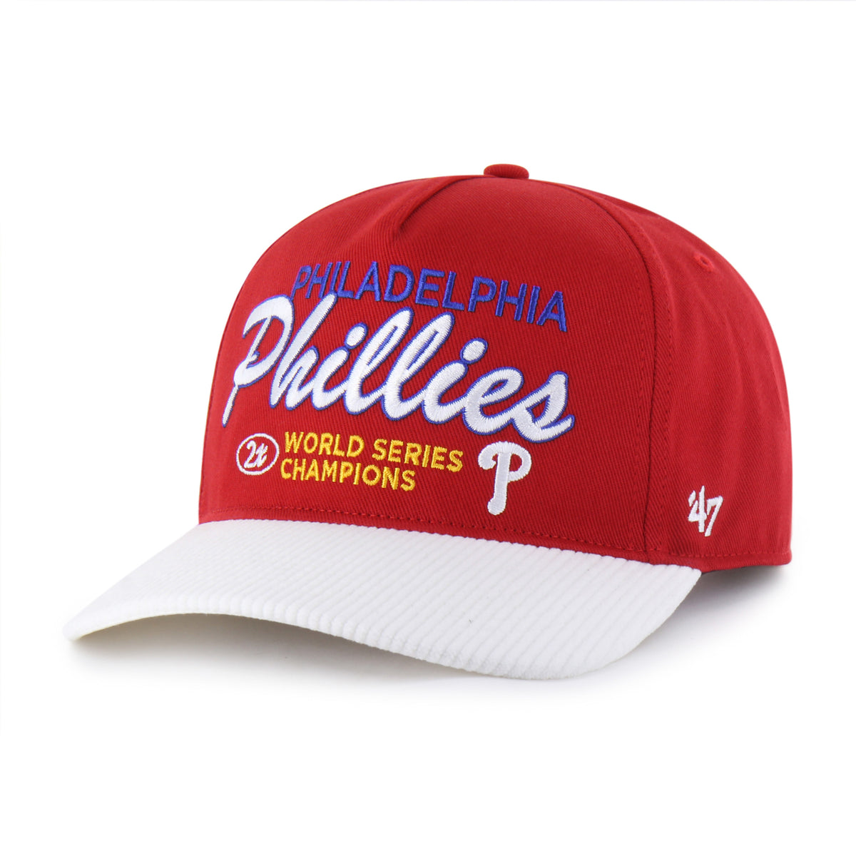 PHILADELPHIA PHILLIES COOPERSTOWN WORLD SERIES MULTI TIME '47 HITCH RF RELAXED FIT