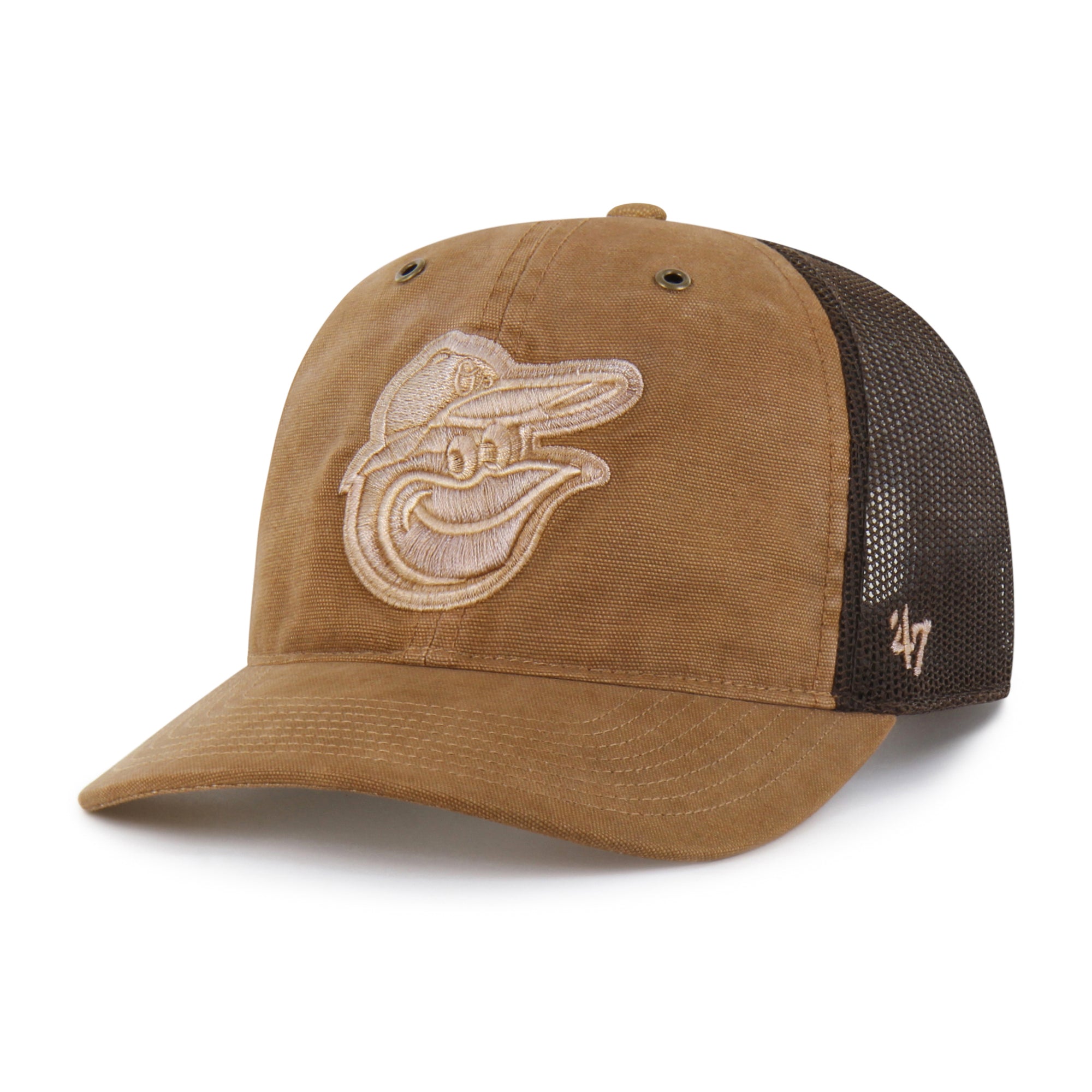 BALTIMORE ORIOLES CARHARTT DYED '47 TRUCKER RF RELAXED