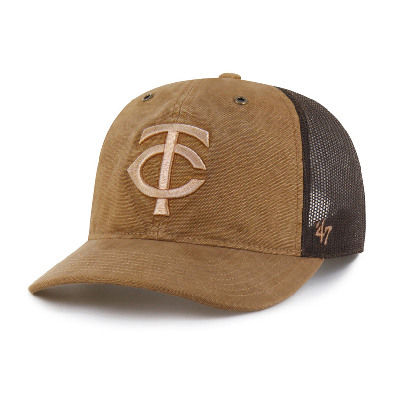 MINNESOTA TWINS CARHARTT DYED '47 TRUCKER RF RELAXED FIT
