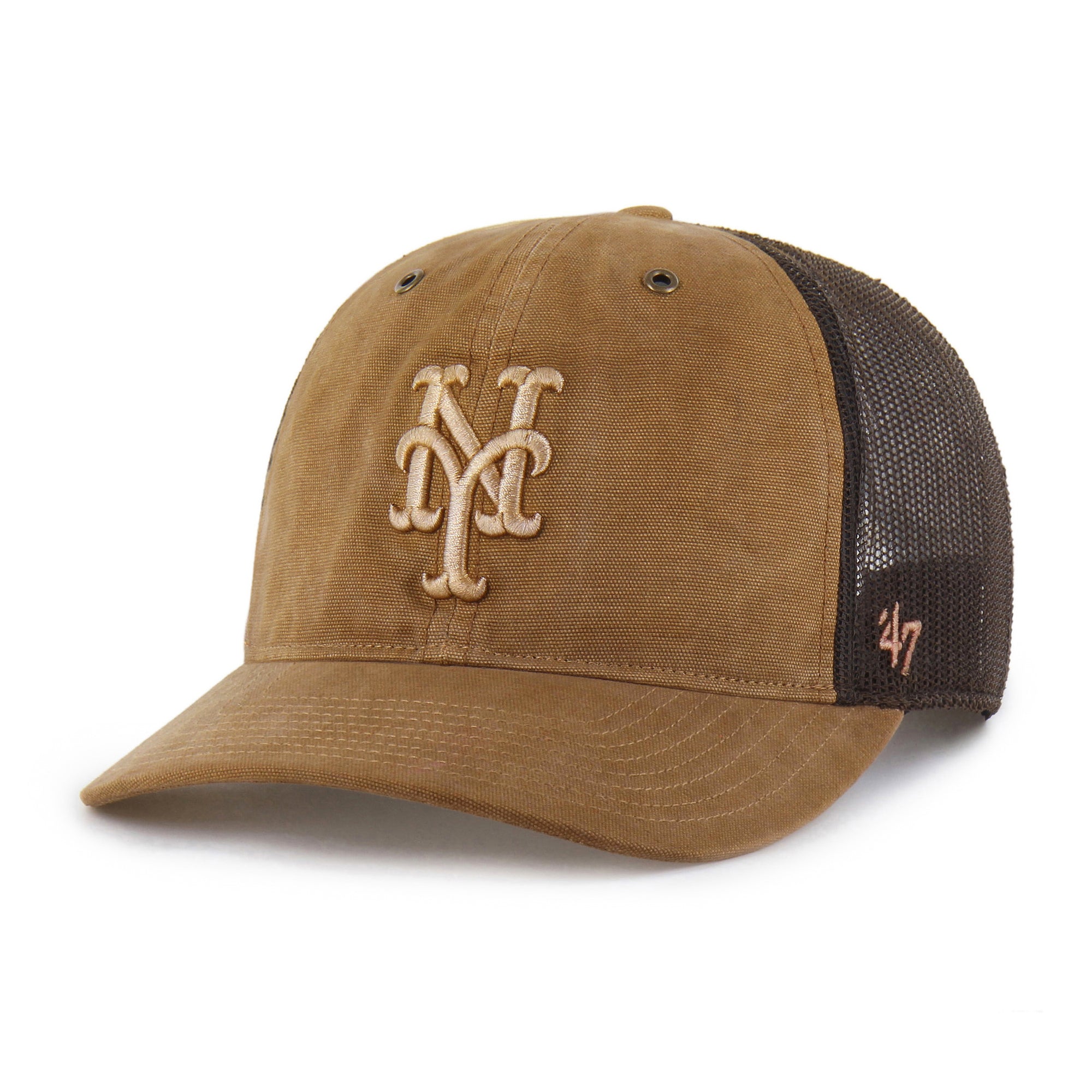 NEW YORK METS CARHARTT DYED '47 TRUCKER RF RELAXED FIT