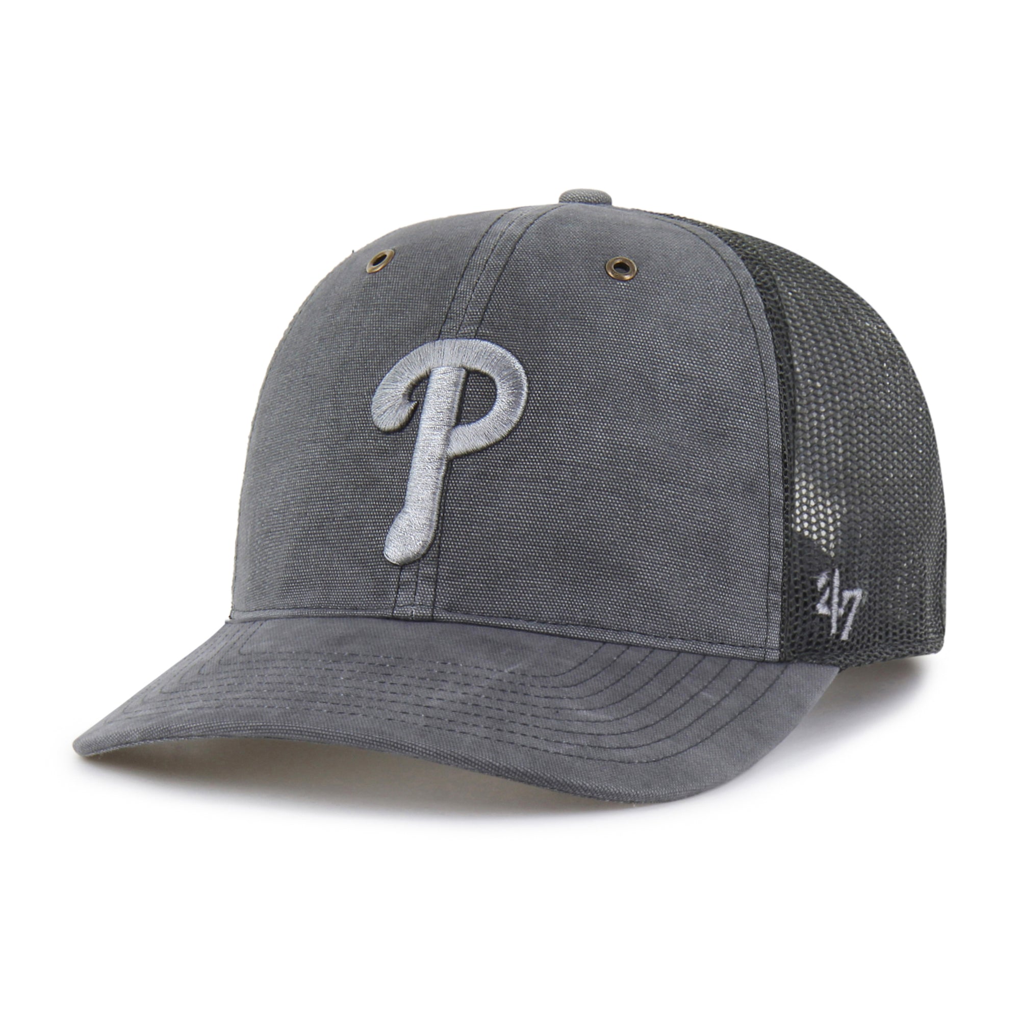 PHILADELPHIA PHILLIES CARHARTT DYED '47 TRUCKER RF RELAXED FIT