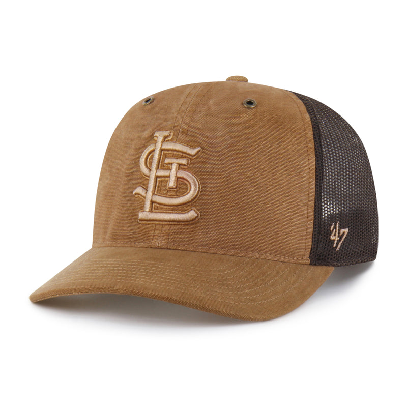 ST. LOUIS CARDINALS CARHARTT DYED '47 TRUCKER RF RELAXED FIT