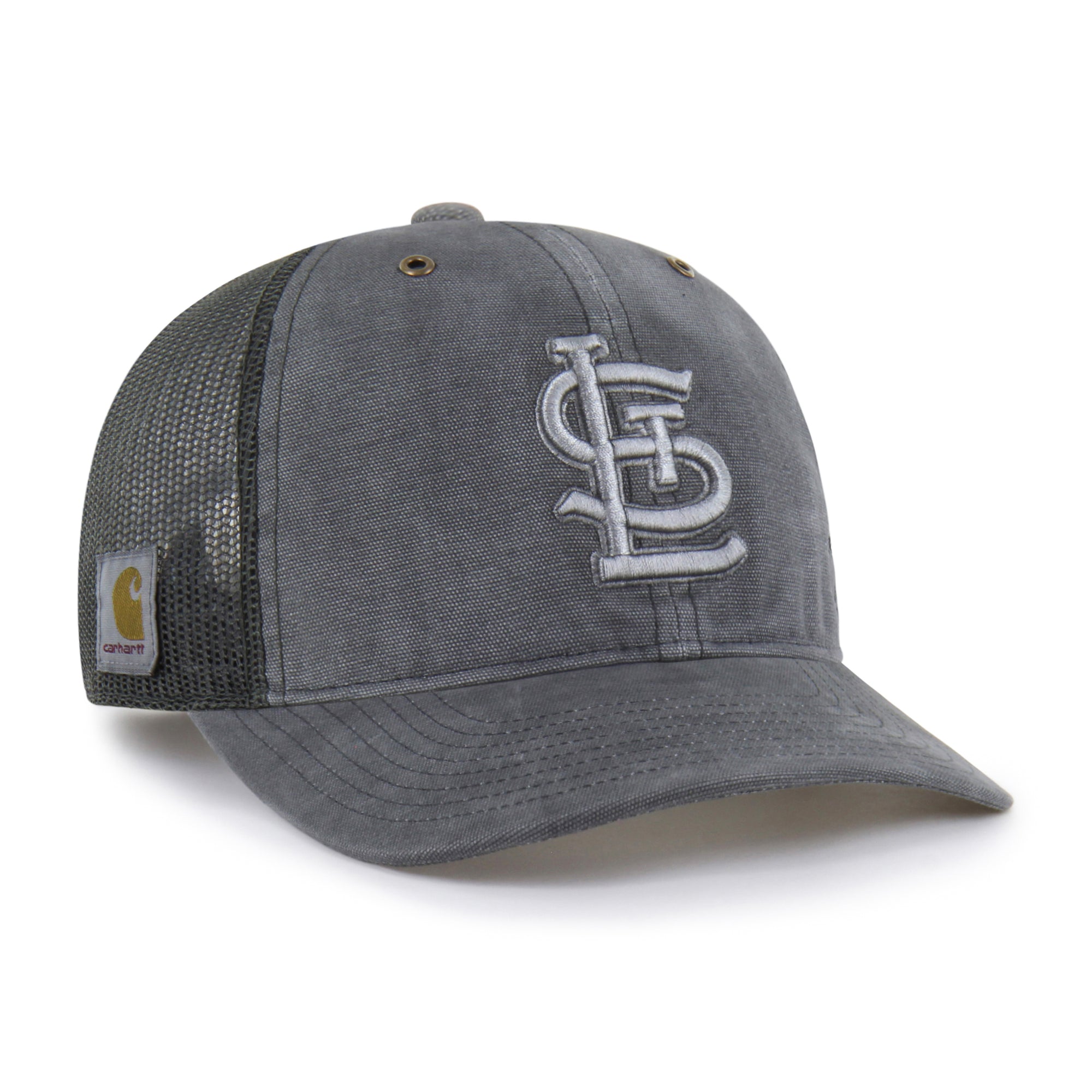 ST. LOUIS CARDINALS CARHARTT DYED '47 TRUCKER RF RELAXED FIT