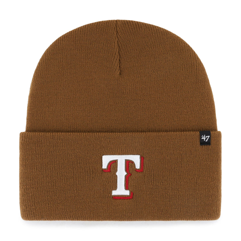 TEXAS RANGERS CARHARTT '47 CUFF KNIT