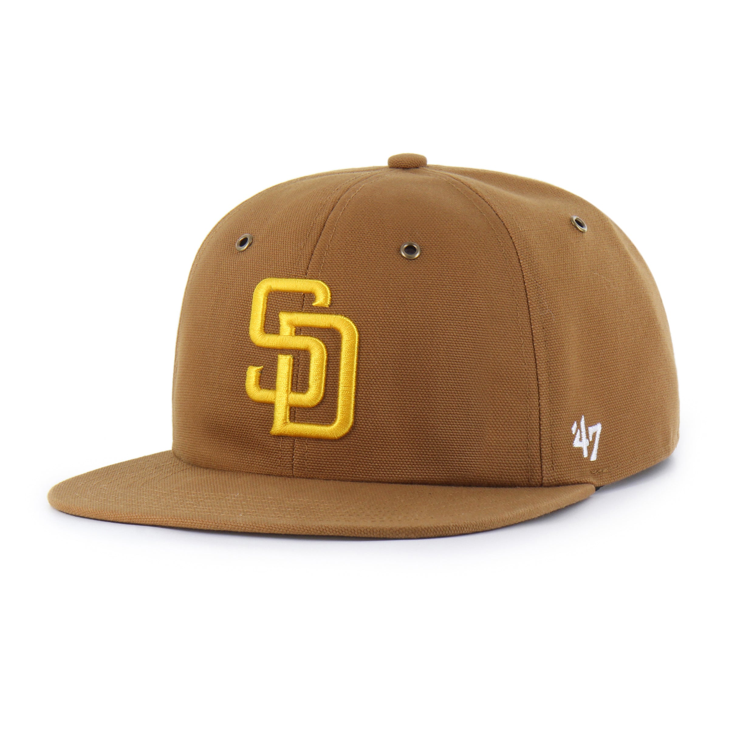 carhartt✖️47 brand✖️SD・Padres メッシュキャップ　帽子 Men's San Diego Padres Carhartt x '47 Brown Hitch Adjustable Hat