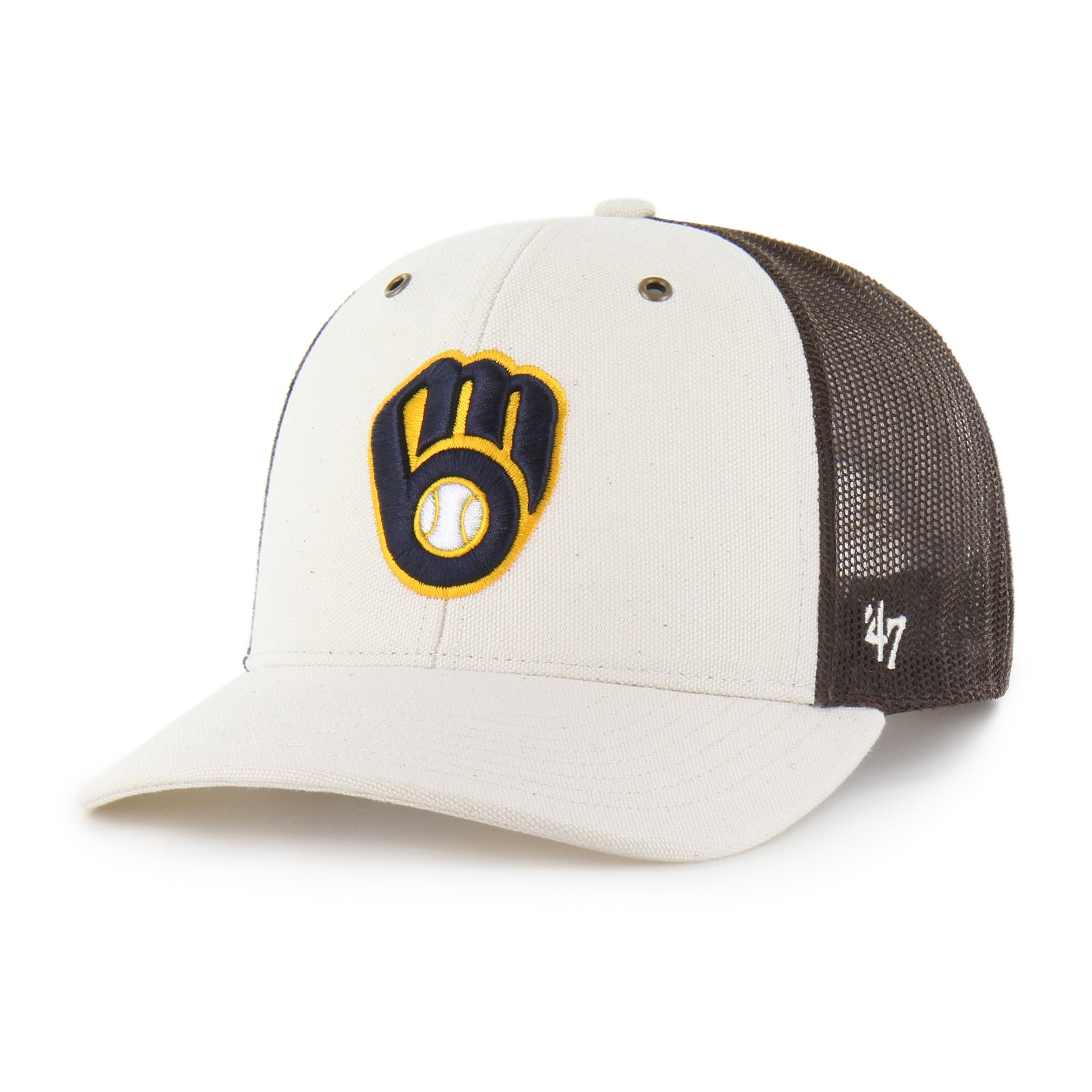 MILWAUKEE BREWERS CARHARTT '47 TRUCKER - Brown