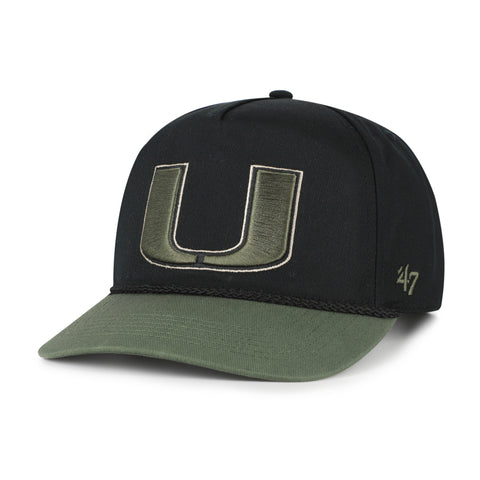 MIAMI HURRICANES KHAKI ACCENTS '47 HITCH