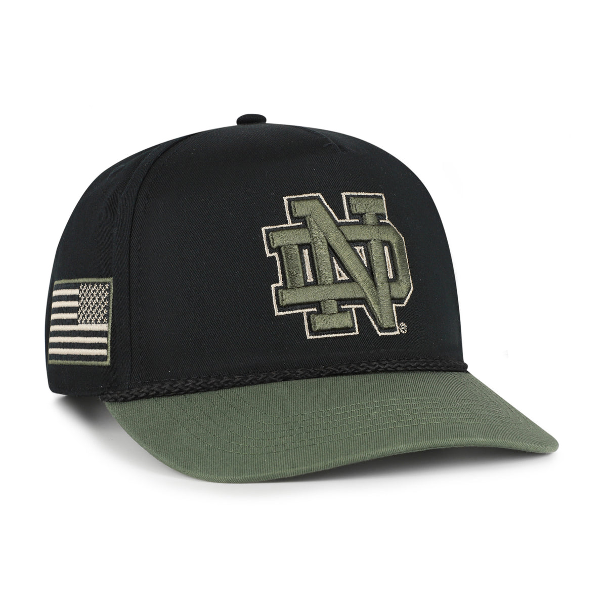 NOTRE DAME FIGHTIN IRISH KHAKI ACCENTS '47 HITCH