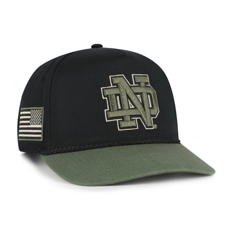 NOTRE DAME FIGHTIN IRISH KHAKI ACCENTS '47 HITCH