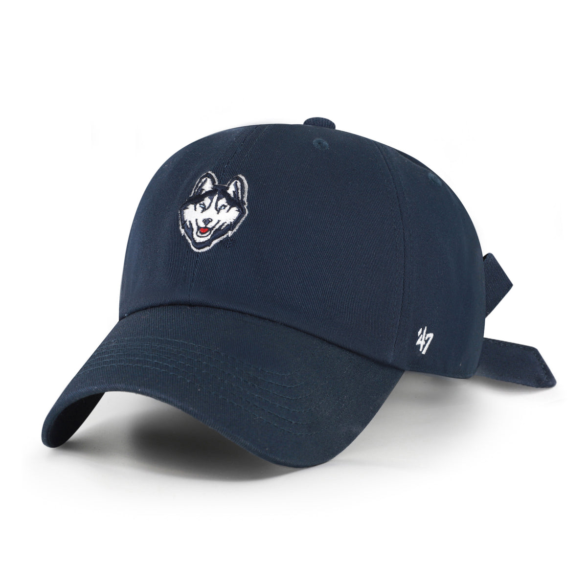 CONNECTICUT HUSKIES UCONN DOG BOW BACK '47 CLEAN UP