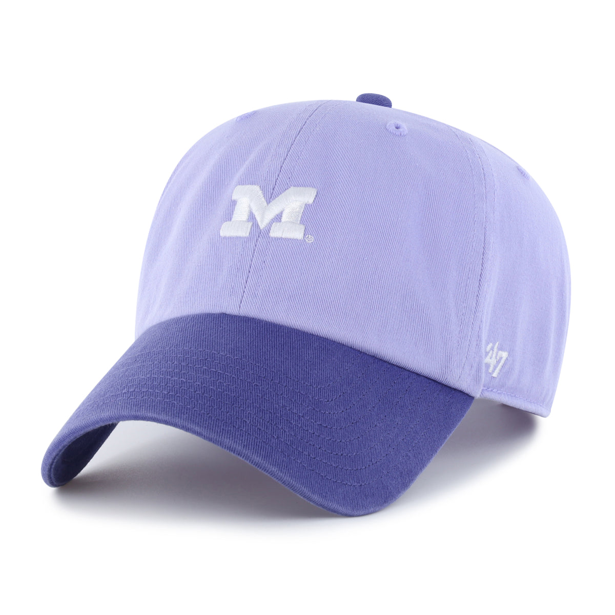 MICHIGAN WOLVERINES BASE RUNNER SCRIPT TWO TONE '47 CLEAN UP