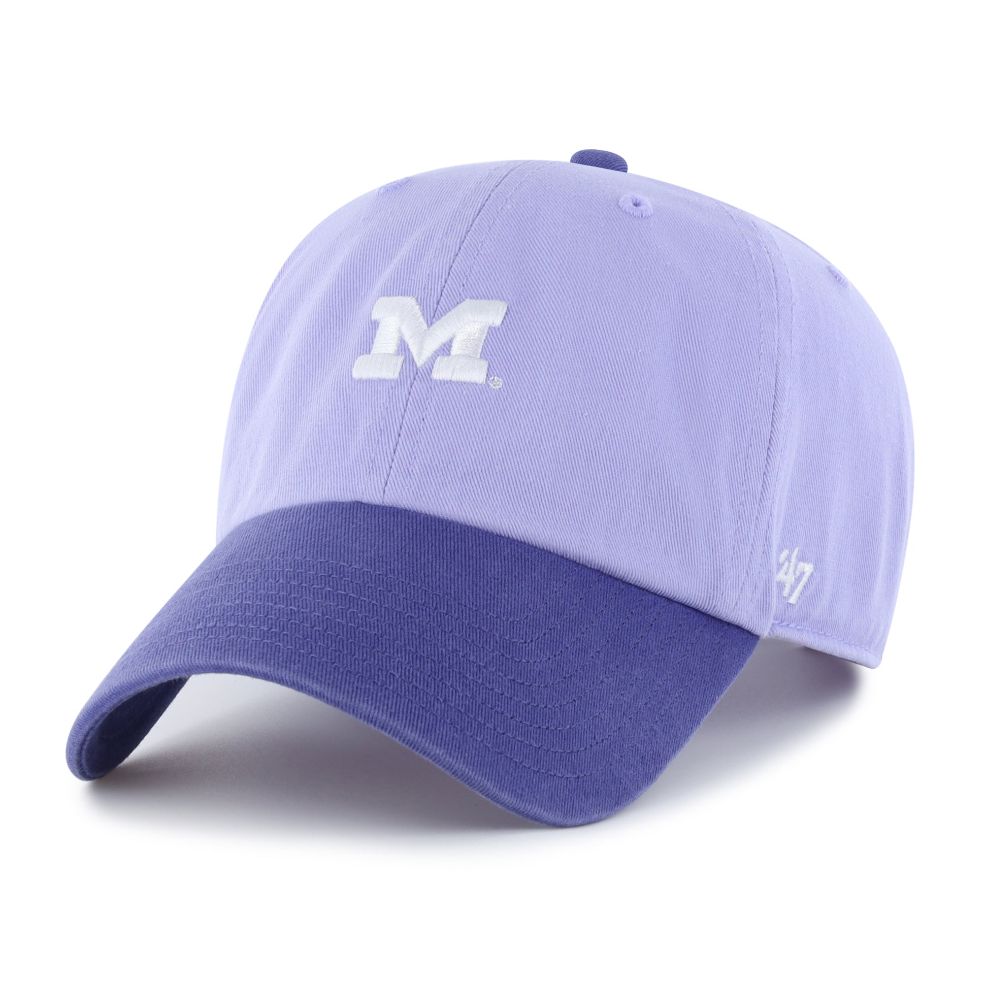 MICHIGAN WOLVERINES BASE RUNNER SCRIPT TWO TONE '47 CLEAN UP