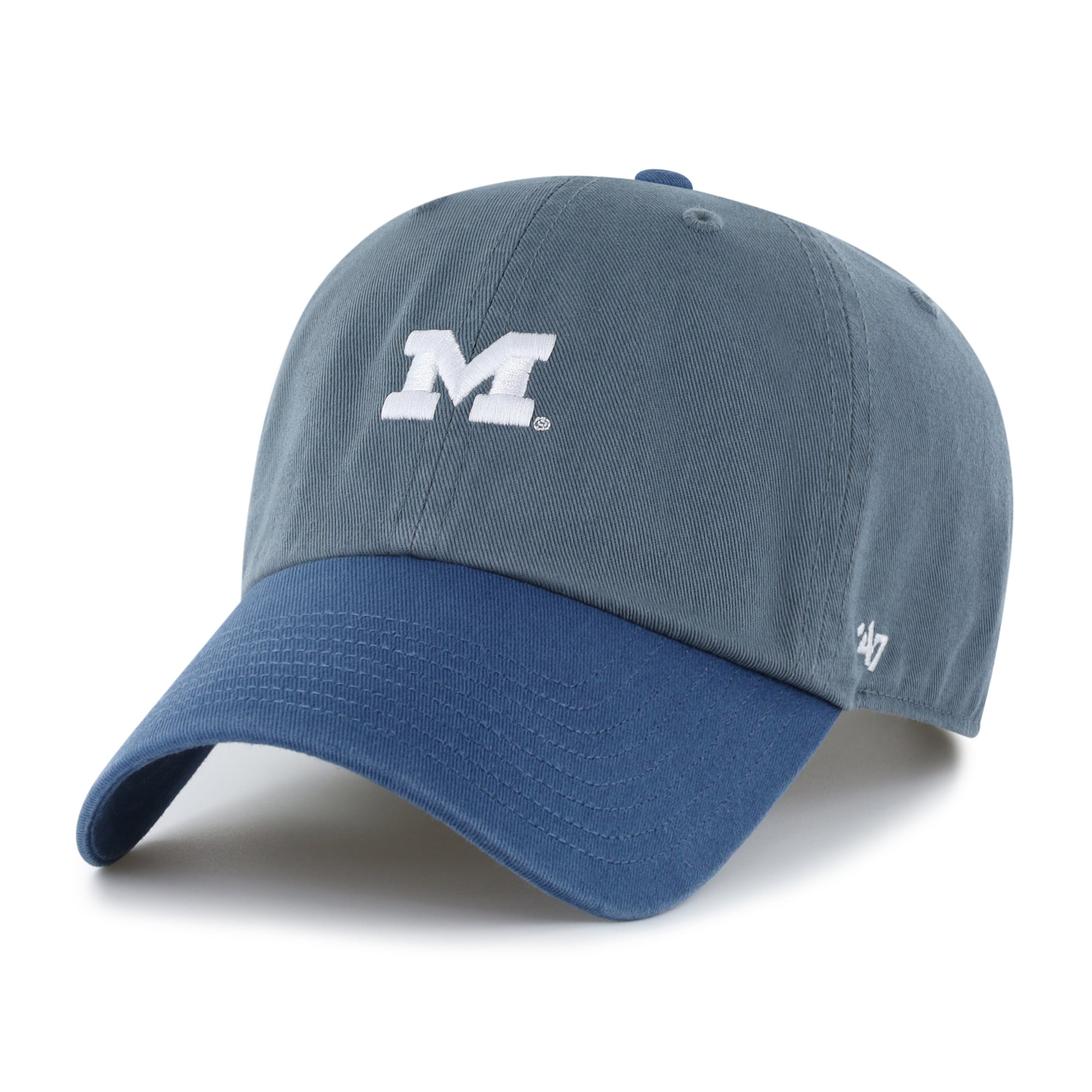 MICHIGAN WOLVERINES BASE RUNNER SCRIPT TWO TONE '47 CLEAN UP
