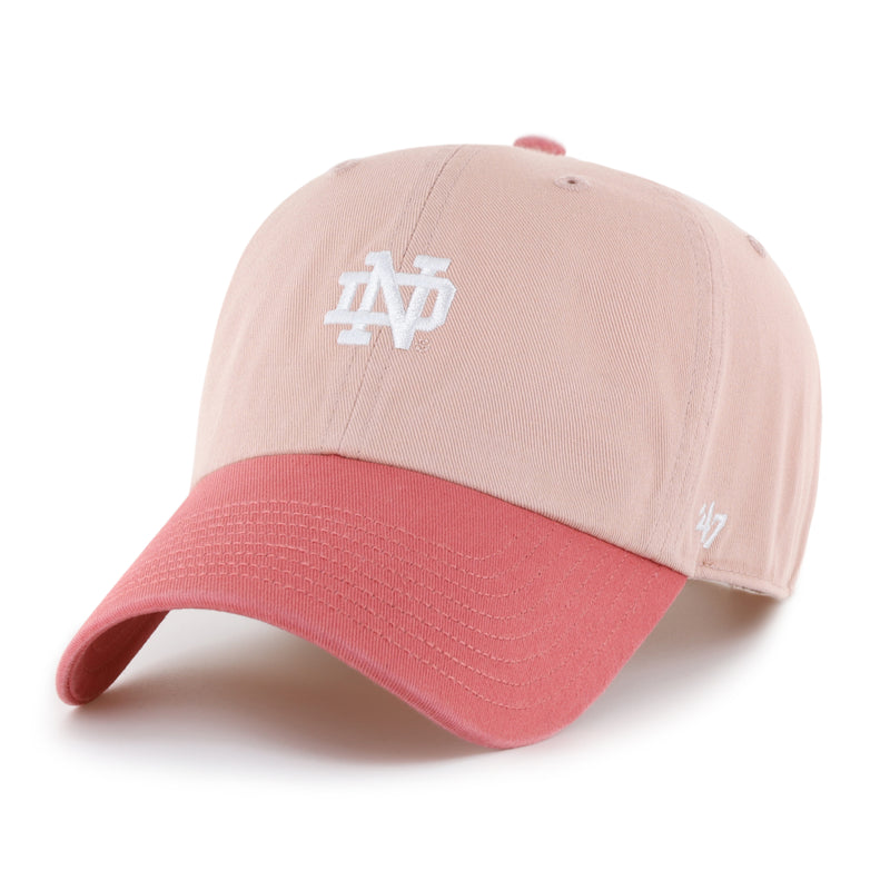 NOTRE DAME FIGHTING IRISH BASE RUNNER SCRIPT TWO TONE '47 CLEAN UP