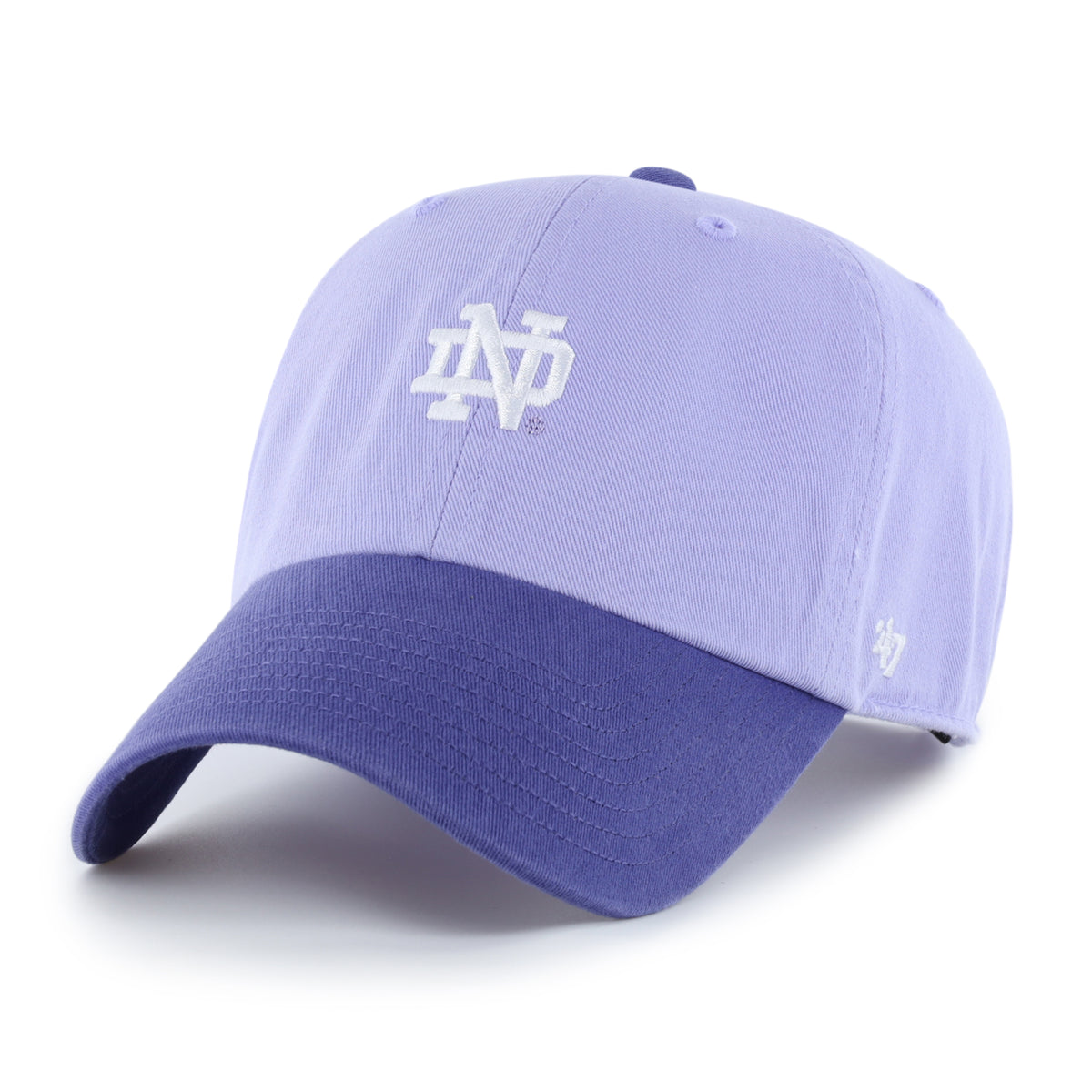 NOTRE DAME FIGHTING IRISH BASE RUNNER SCRIPT TWO TONE '47 CLEAN UP
