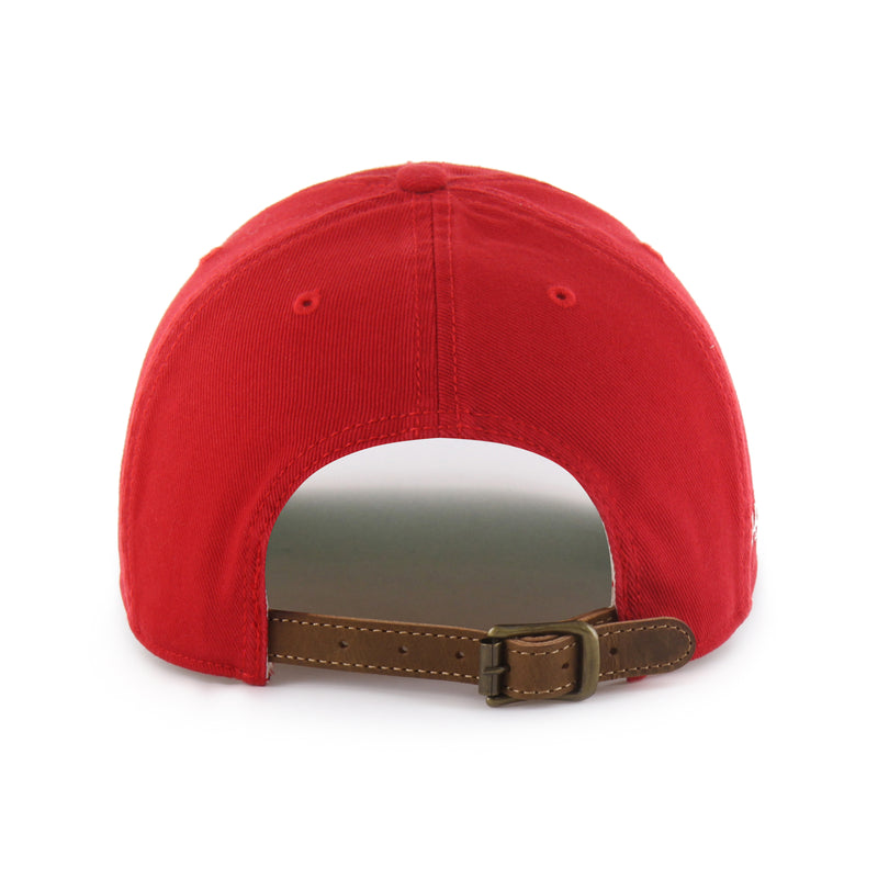 OHIO STATE BUCKEYES CHAIN SIDE STITCH '47 CLEAN UP LONG VISOR