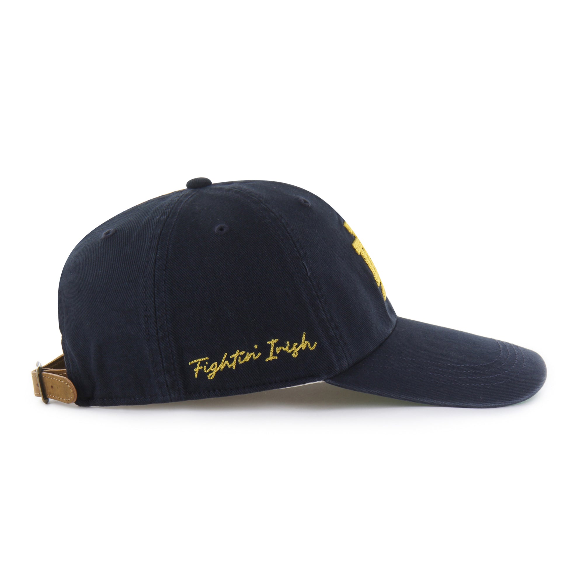 NOTRE DAME STANDALON CHAIN SIDE STITCH '47 CLEAN UP LONG VISOR