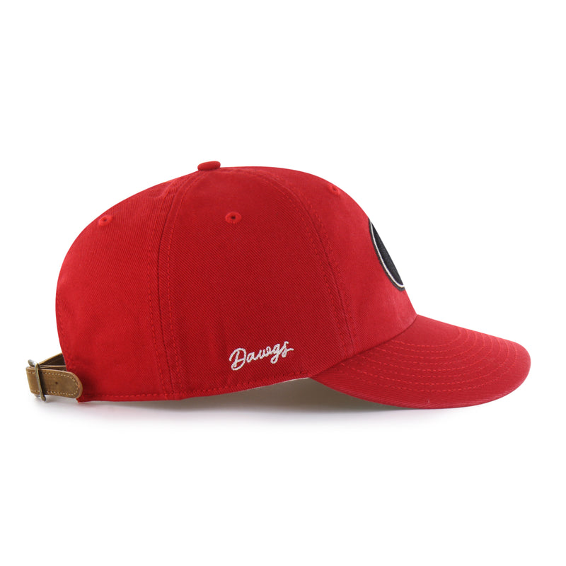 GEORGIA BULLDOGS CHAIN SIDE STITCH '47 CLEAN UP ROUND VISOR
