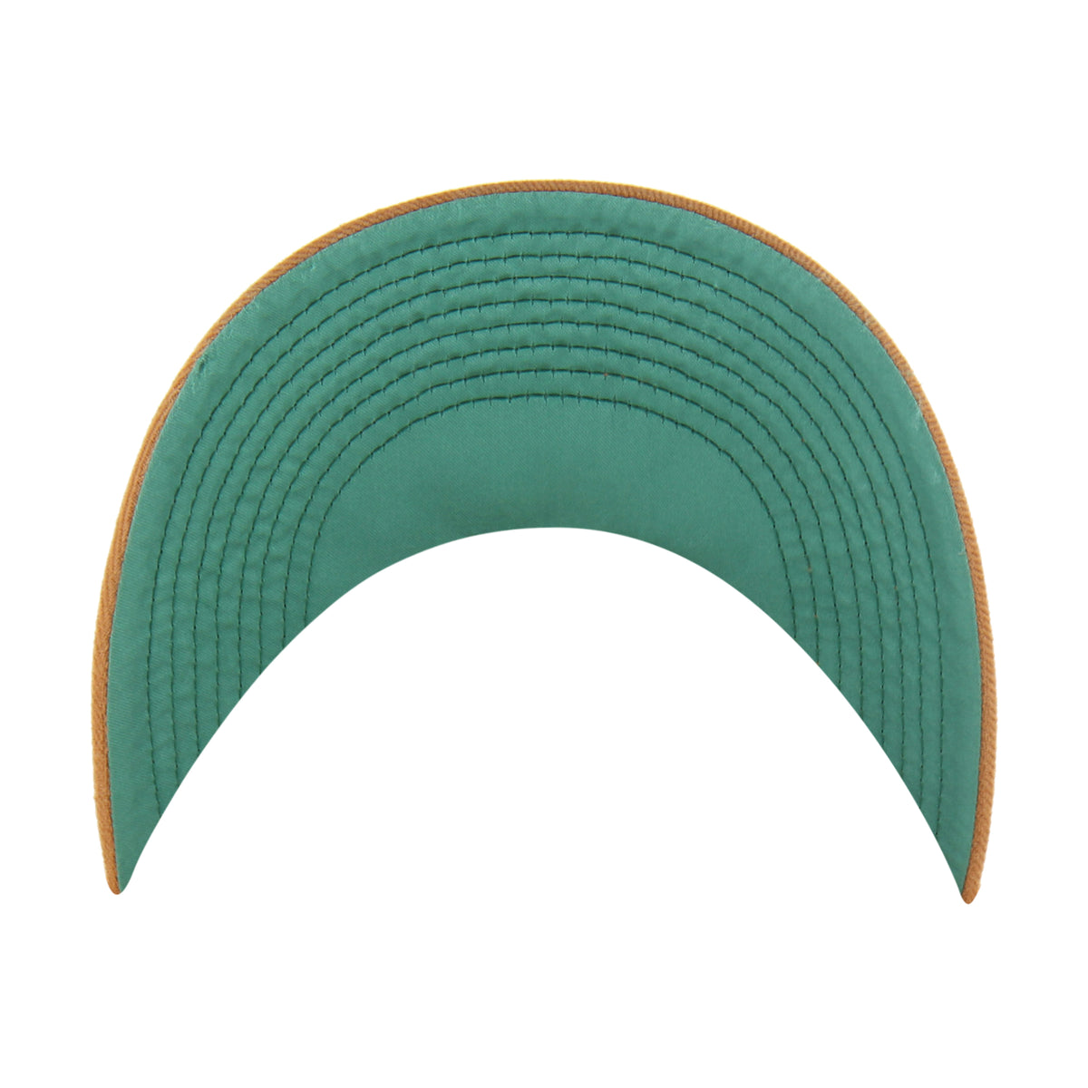 TEXAS LONGHORNS CHAIN SIDE STITCH '47 CLEAN UP ROUND VISOR
