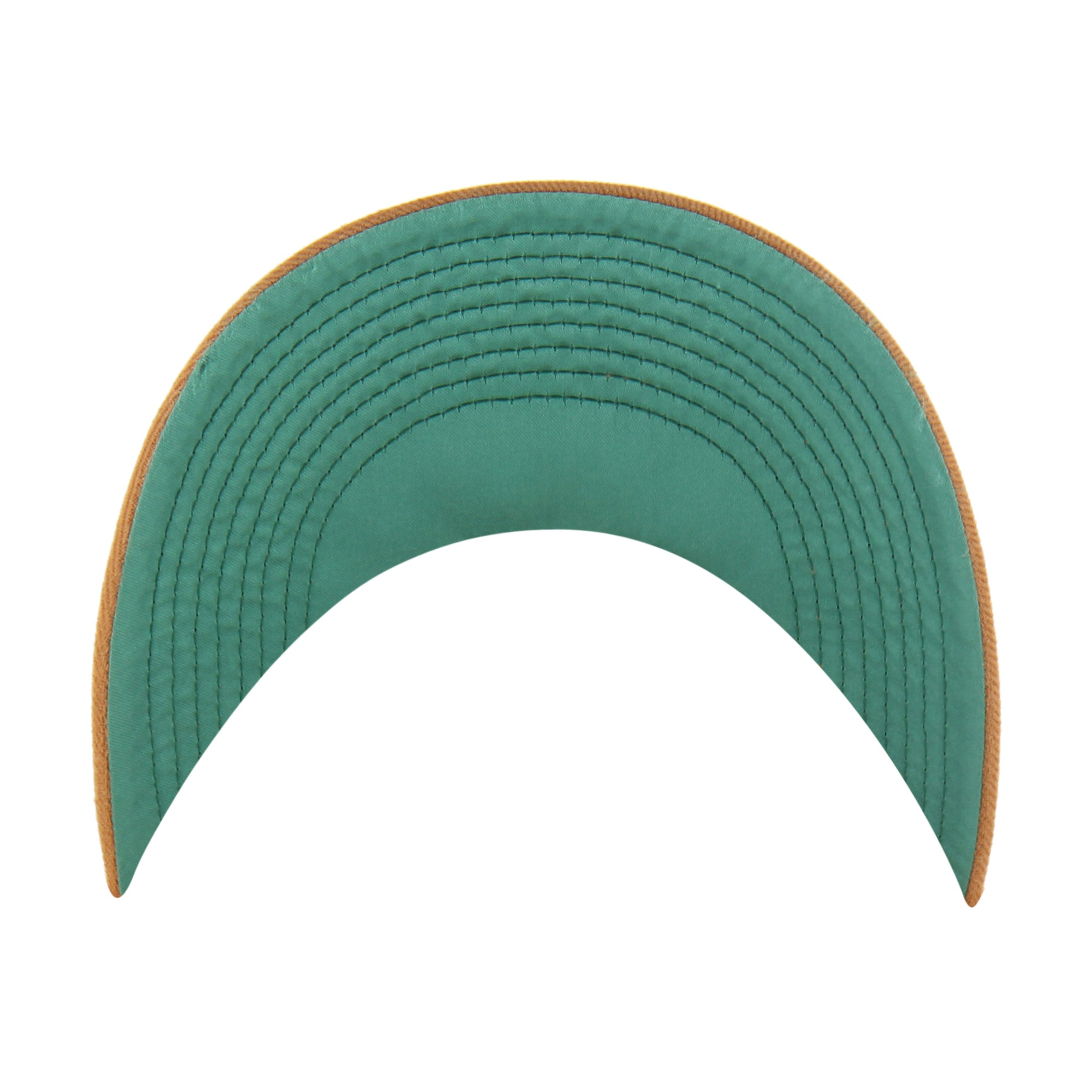 TEXAS LONGHORNS CHAIN SIDE STITCH '47 CLEAN UP ROUND VISOR