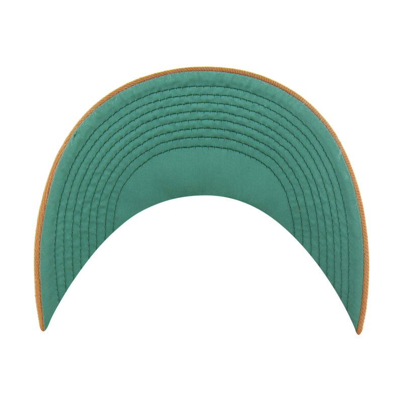 TEXAS LONGHORNS CHAIN SIDE STITCH '47 CLEAN UP ROUND VISOR