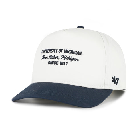 MICHIGAN WOLVERINES CONTEMPORARY BASICS TWO TONE '47 HITCH
