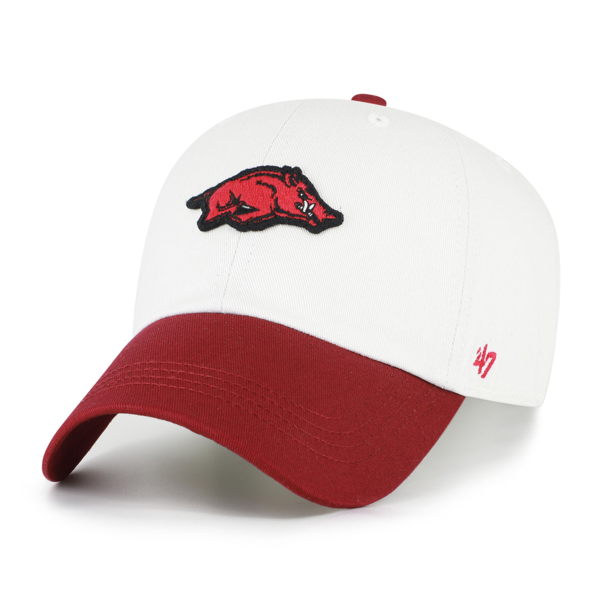 ARKANSAS RAZORBACKS CONTEMPORARY BASICS TWO TONE '47 CLEAN UP